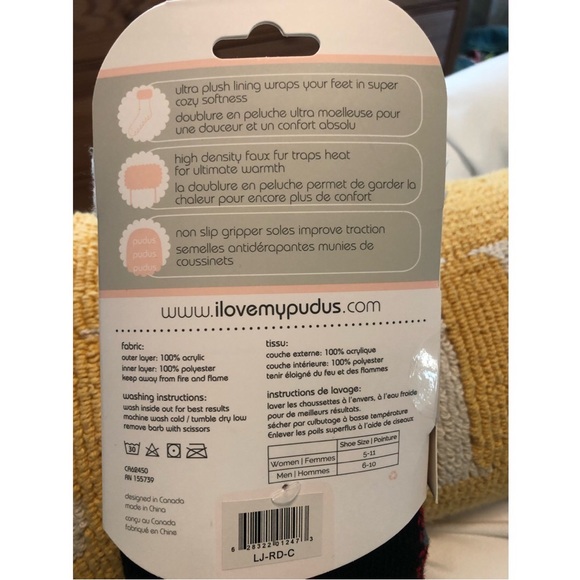 Buffalo Plaid Slipper Socks - Picture 5 of 5